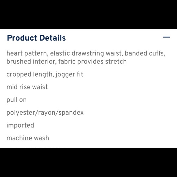 NWT Chaser Heart Comfy lounge joggers - Picture 3 of 3